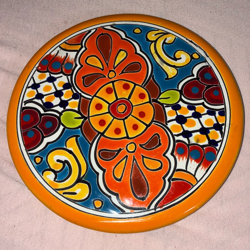 Beautifully Hand Painted Ceramic Trivet
